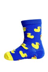 Хлопковые противоскользящие носки синего цвета с желтыми уточками для малышей PARDIRALLI цена и информация | Колготки, носочки для новорожденных | kaup24.ee