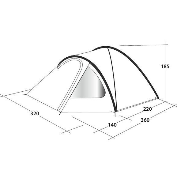 Telk Outwell Haze 5, hall цена и информация | Telgid | kaup24.ee