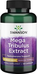 Toidulisand Swanson Tribulus Extract (Bindii ekstrakt), 120 kapslit hind ja info | Vitamiinid, toidulisandid, preparaadid tervise heaoluks | kaup24.ee