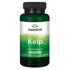 Toidulisand Swanson Kelp, 250 tabletti, MP-3377/14 hind ja info | Vitamiinid, toidulisandid, immuunsuse preparaadid | kaup24.ee