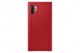 EF-VN975LRE Samsung Leather Cover pro N975 Galaxy Note 10+ Red цена и информация | Чехлы для телефонов | kaup24.ee