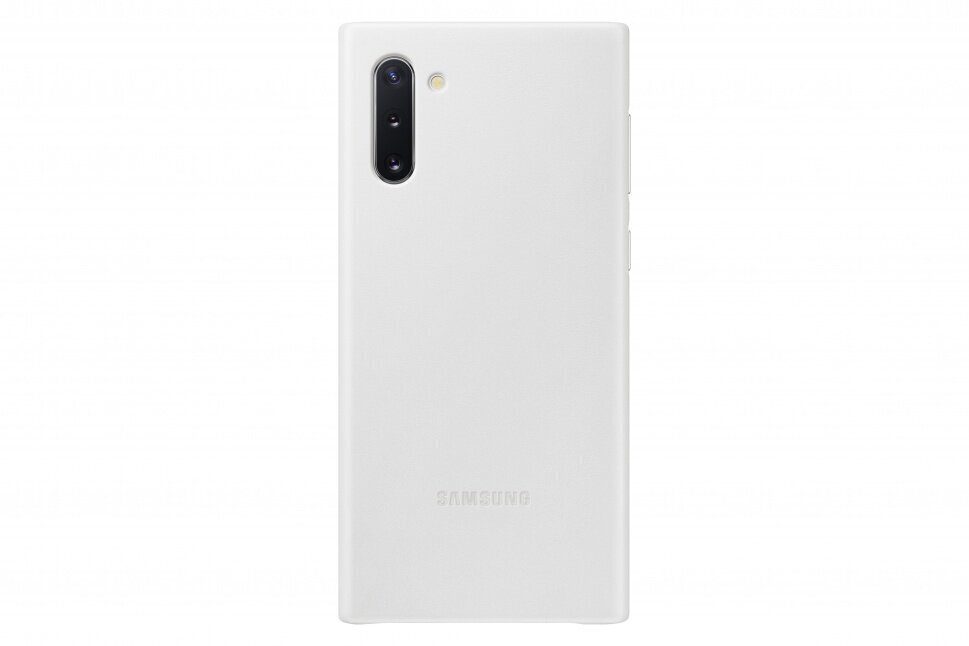 Samsung EF-VN970LWEGWW nahkkott Samsung N970 Galaxy Note 10 (Note 10 5G) valge hind ja info | Telefoni kaaned, ümbrised | kaup24.ee