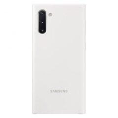 Samsung EP-PN970TWEGWW originaalne silikoonkate Samsung N970 Galaxy Note 10 (Note 10 5G) valge hind ja info | Telefoni kaaned, ümbrised | kaup24.ee