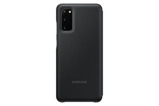 Telefoni ümbris Samsung LED S-View sobib Samsung Galaxy S20, must hind ja info | Telefoni kaaned, ümbrised | kaup24.ee