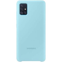 Samsung Galaxy A71 Silicone Cover Blue цена и информация | Чехлы для телефонов | kaup24.ee