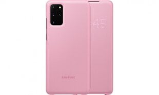 Telefoni kaaned Samsung LED S-View sobib Galaxy S20+ / roosa цена и информация | Чехлы для телефонов | kaup24.ee