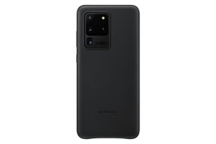 Telefoni ümbris nahast Samsung sobib Galaxy S20, must hind ja info | Telefoni kaaned, ümbrised | kaup24.ee