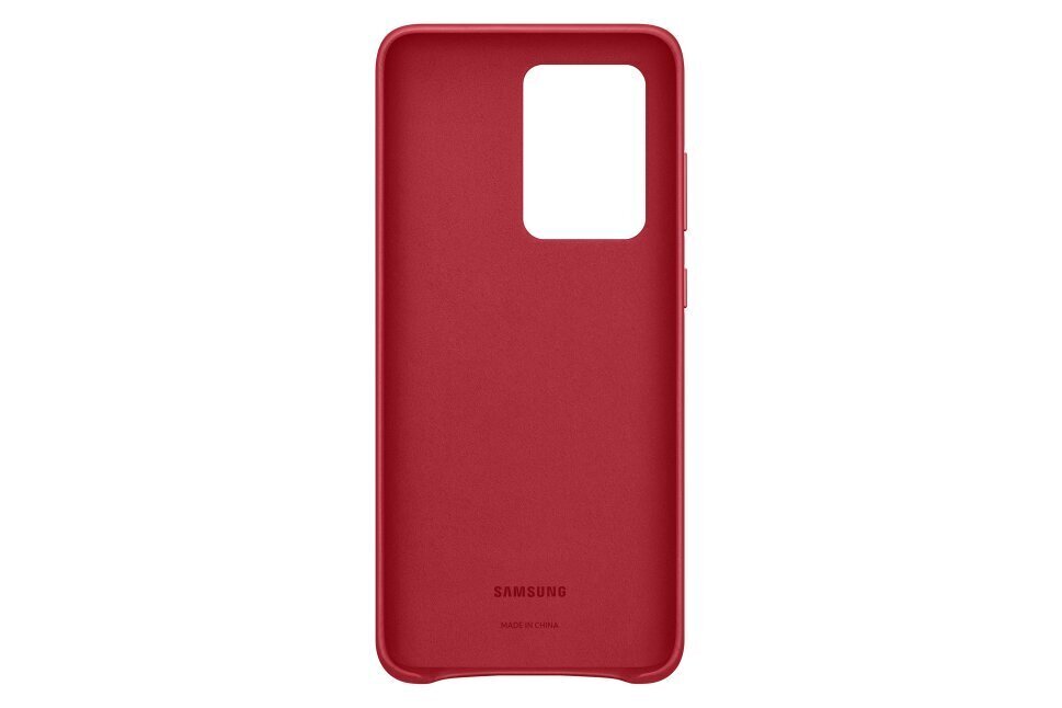 Telefoni ümbris nahast Samsung sobib Galaxy S20, punane hind ja info | Telefoni kaaned, ümbrised | kaup24.ee
