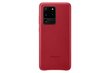 Telefoni ümbris nahast Samsung sobib Galaxy S20, punane hind ja info | Telefoni kaaned, ümbrised | kaup24.ee