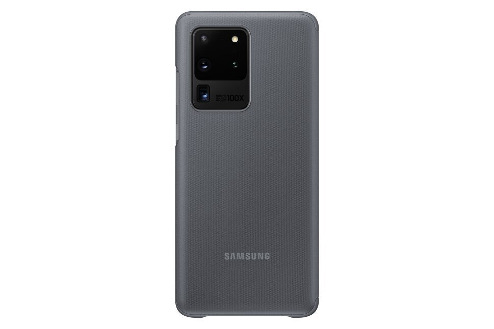 Telefoni kaaned Samsung Clear S-View sobib Galaxy S20, hall цена и информация | Telefoni kaaned, ümbrised | kaup24.ee