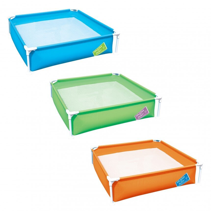 Karkassbassein Bestway My First Frame Pool, 122x122x30 cm цена и информация | Basseinid | kaup24.ee