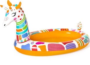 Täispuhutav lastebassein Bestway Groovy Giraffe, 220 l, oranž цена и информация | Бассейны | kaup24.ee