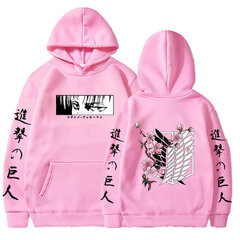 (WhiteA-4XL）Anime Hoodie Attack on Titan Pullover Casual pikkade varrukatega tänavarõivad Harajuku dressipluus Mehed/ Unisex цена и информация | Мужские толстовки | kaup24.ee