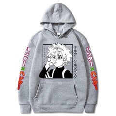 (must-4XL）Anime Hunter X Hunter Hoodies Mehed/ Hip Hop Harajuku killua eyes Hoodies hind ja info | Meeste pusad | kaup24.ee