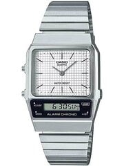 Унисекс часы Casio Vintage Dual Time, серебристые TY30159 цена и информация | Женские часы | kaup24.ee