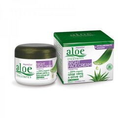 Aloe Treasures Night Facial Cream Ночной восстанавливающий крем для лица с органическим алоэ, 50ml цена и информация | Кремы для лица | kaup24.ee