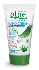 Aloe Treasures Hand Cream Beeswax toitev kätekreem mesilasvahaga ja AHA-hapetega, 120ml hind ja info | Kehakreemid, losjoonid | kaup24.ee