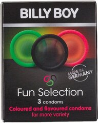 Презерватив Billy Boy Fun Selection, 3 шт. цена и информация | Презервативы | kaup24.ee