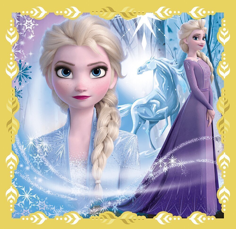 Puslede komplekt Frozen 2 Trefl 3 in 1 hind ja info | Pusled | kaup24.ee