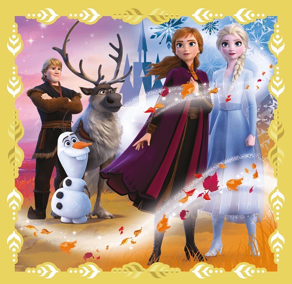 Puslede komplekt Frozen 2 Trefl 3 in 1 hind ja info | Pusled | kaup24.ee