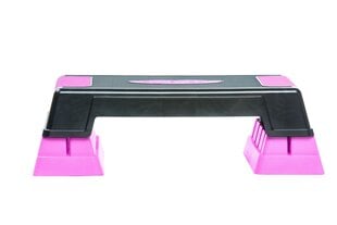 Stepipink Gymstick Stepper, must/roosa hind ja info | Stepipingid | kaup24.ee