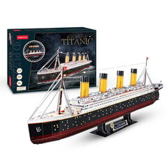 3D pusle CubicFun Titanic LED 246-osaline hind ja info | Pusled | kaup24.ee