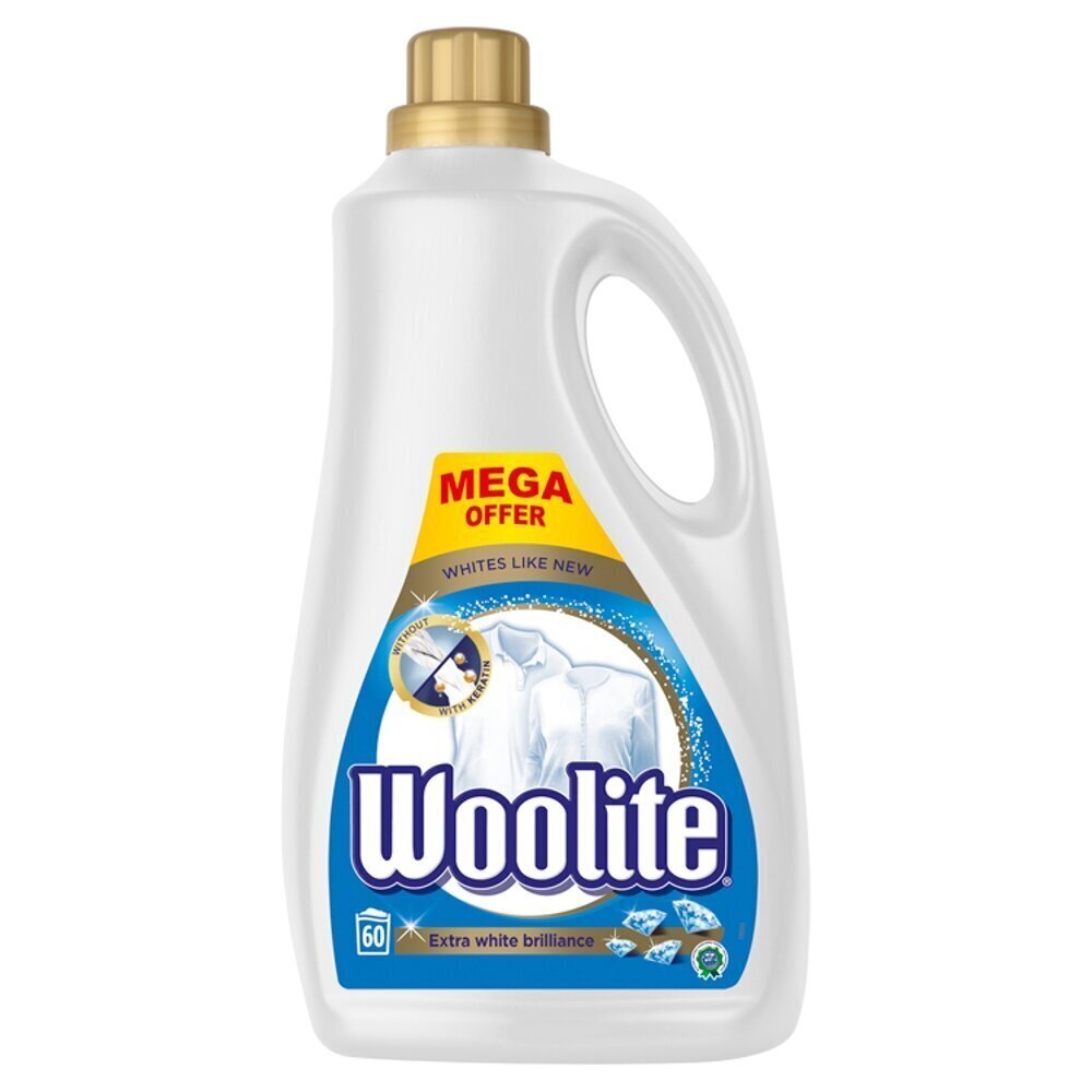 WOOLITE Extra White Briliance 3,6 l pesugeel hind ja info | Pesuvahendid | kaup24.ee