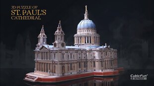 3D паззл CubicFun St. Paul's Cathedral 643 d. цена и информация | Пазлы | kaup24.ee