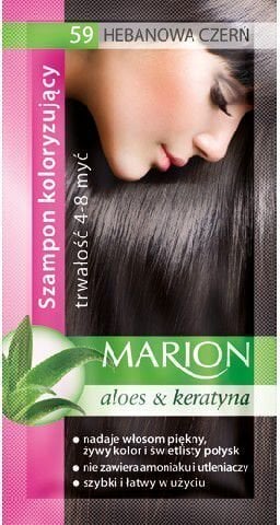 Tooniv šampoon Marion 40 ml, 59 Ebony Black hind ja info | Juuksevärvid | kaup24.ee