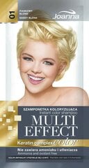 Окрашивающий шампунь для волос Joanna Multi Effect 35 г, 01 Sandy Blonde цена и информация | Краска для волос | kaup24.ee