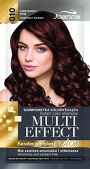 Шампунь для окрашивания волос Joanna Multi Effect 35 г, 10 Chestnut Brown цена и информация | Краска для волос | kaup24.ee