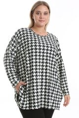 Polka Dot Plus Size pluus E121-58/60 hind ja info | Naiste pluusid, särgid | kaup24.ee