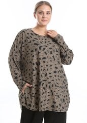 Polka Dot Plus Size pluus E118-58/60 hind ja info | Naiste pluusid, särgid | kaup24.ee