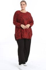 Polka Dot Plus Size pluus E112-58/60 hind ja info | Naiste pluusid, särgid | kaup24.ee