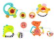 Kõristite ja närimislelude komplekt „Dinosaurus“ hind ja info | Imikute mänguasjad | kaup24.ee