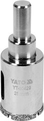 Алмазная головка для сверления Yato Ø 25 мм (YT-60429) цена и информация | Механические инструменты | kaup24.ee