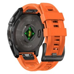 TECH-PROTECT SILIKOONIST GARMIN FENIX 5X | 5X PLUS | 6X | 6X PRO | 7X | 8 (51 MM) ORANŽ hind ja info | Nutikellade ja nutivõrude tarvikud | kaup24.ee