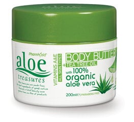 Aloe Treasures Body Butter Aloe+Tea Tree Oil Kreeka kehavõie Aaloe ja Teepuu õliga, 200 ml цена и информация | Кремы, лосьоны для тела | kaup24.ee