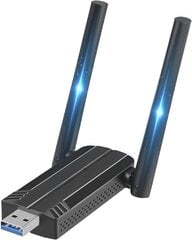 1300 Mbps USB 3.0 Wi-Fi-adapter PC 2,4 GHz/5,8 GHz hind ja info | USB jagajad, adapterid | kaup24.ee