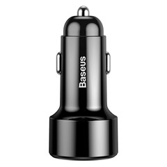 Baseus Magic Series Dual QC Автомобильное зарядное устройство с цифровым дисплеем 2x USB QC3.0 45W 6A Black (CCMLC20A-01) Ex-display цена и информация | Зарядные устройства для телефонов | kaup24.ee