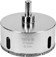 Teemantpuurkroon Yato Ø 80 mm (YT-60434) цена и информация | Механические инструменты | kaup24.ee