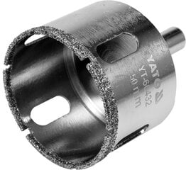 Алмазная головка для сверления Yato Ø 50 мм (YT-60432) цена и информация | Механические инструменты | kaup24.ee