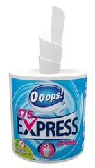 OOOPS! 375 Express-1 (двухслойные) бумажные полотенца цена и информация | Туалетная бумага, бумажные полотенца | kaup24.ee