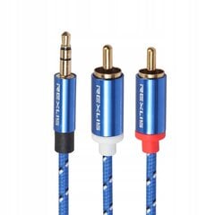 AUX Audio Mini Jack 3.5 mm 2x RCA Chinch kaabel 1.8 hind ja info | Kaablid ja juhtmed | kaup24.ee