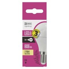 LED pirn EMOS Mini Globe 8W E14 WW hind ja info | Lambipirnid, lambid | kaup24.ee