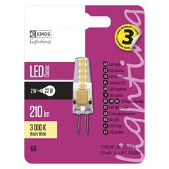 LED pirn JC A++ 2W G4 210 lm WW hind ja info | Lambipirnid, lambid | kaup24.ee