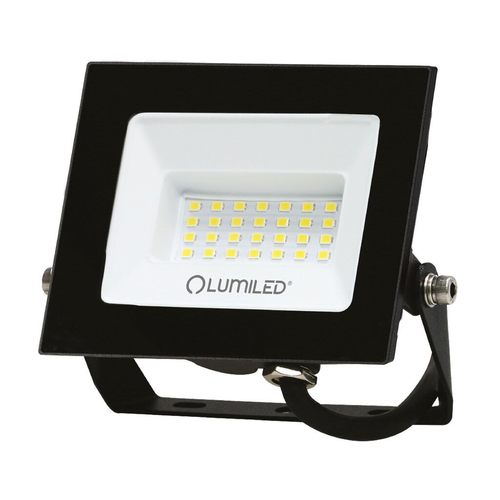 LED-valgusti ZUNA2 20W 1800lm 4000K IP65 must LUMILED цена и информация | Aia- ja õuevalgustid | kaup24.ee