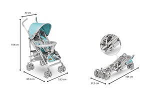 Спортивная коляска Lionelo Elia Tropical, Turquoise цена и информация | Коляски | kaup24.ee