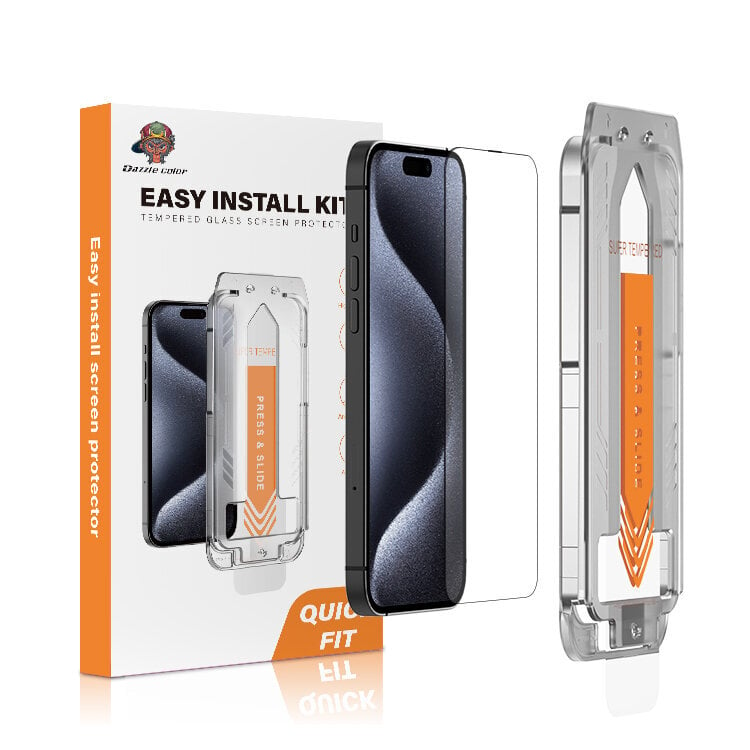 Easy Install Kit, Apple iPhone 15 Pro, 9H hind ja info | Ekraani kaitsekiled | kaup24.ee