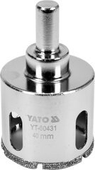 Teemantpuurkroon Yato Ø 40 mm (YT-60431) hind ja info | Käsitööriistad | kaup24.ee